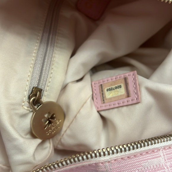 CHANEL Authentic 8207260 13”x12.5x4.5”PINK LG Bag Tote shoulder Travel line Bag - Picture 17 of 17